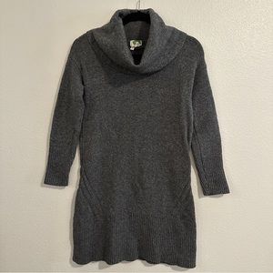 Anthropologie Sonoran Wool & Alpaca Cowl Neck Sweater Dress